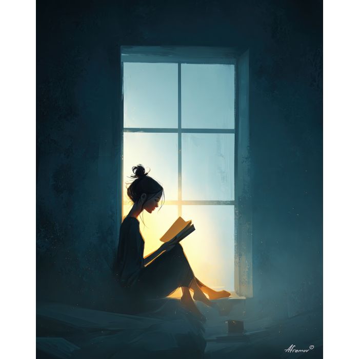 WOMAN READING
