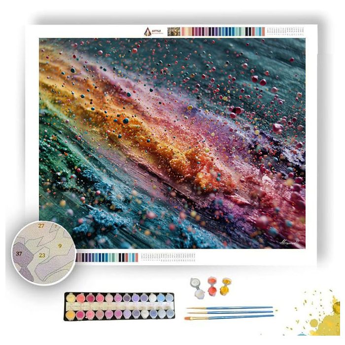 COLOR DUST PARTICLES - Paint by Numbers Full Kit