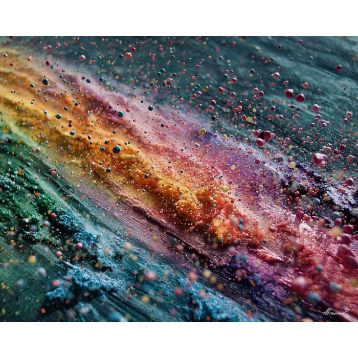 COLOR DUST PARTICLES