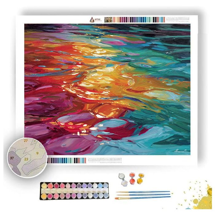 LIGHT ON WATER FILM - Paint by Numbers Full Kit