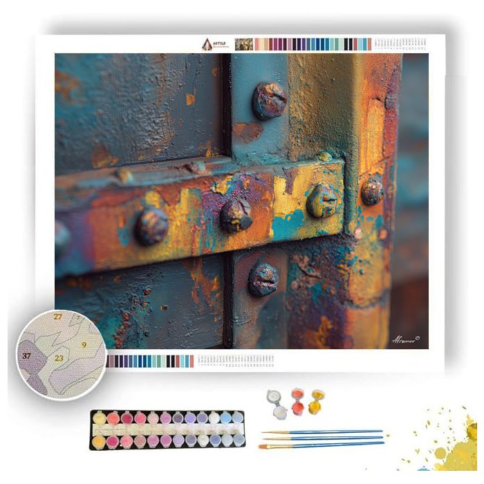 PAINTED METAL DETAIL - Paint by Numbers Full Kit