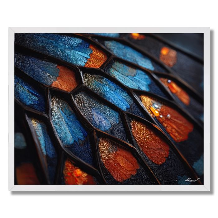 BUTTERFLY WING GEMS - FRAMED