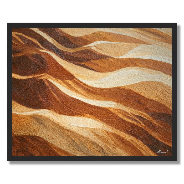 SAND RIPPLE DETAIL - FRAMED
