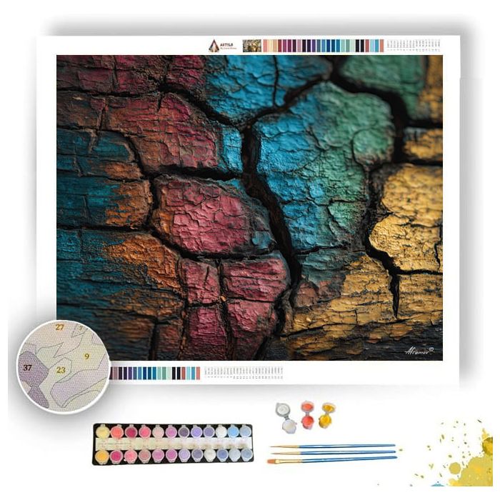 TEXTURE OF TIME - Paint by Numbers Full Kit