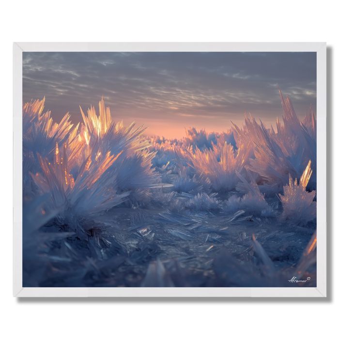 ICE CRYSTAL FOREST - FRAMED