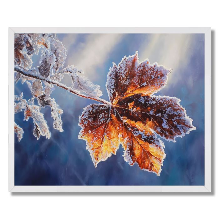 CRYSTAL LEAF LIGHT - FRAMED