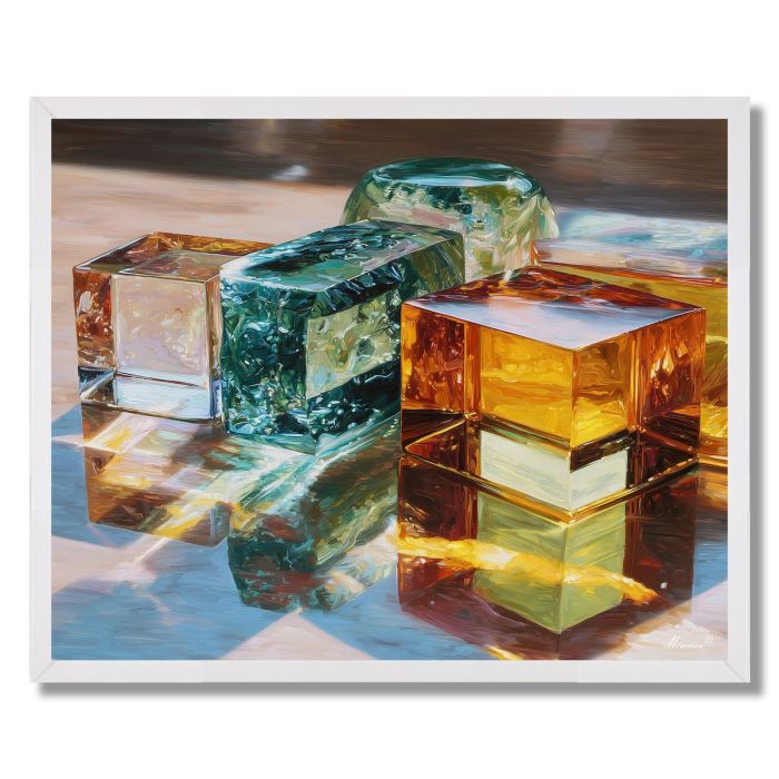 GLASS EDGE REFLECTION - FRAMED