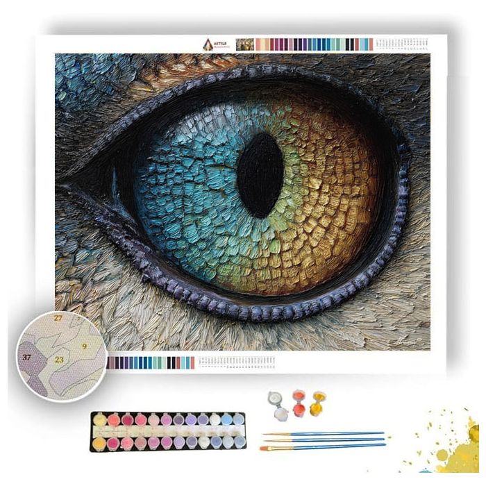 MOTH EYE DETAIL - Paint by Numbers Full Kit