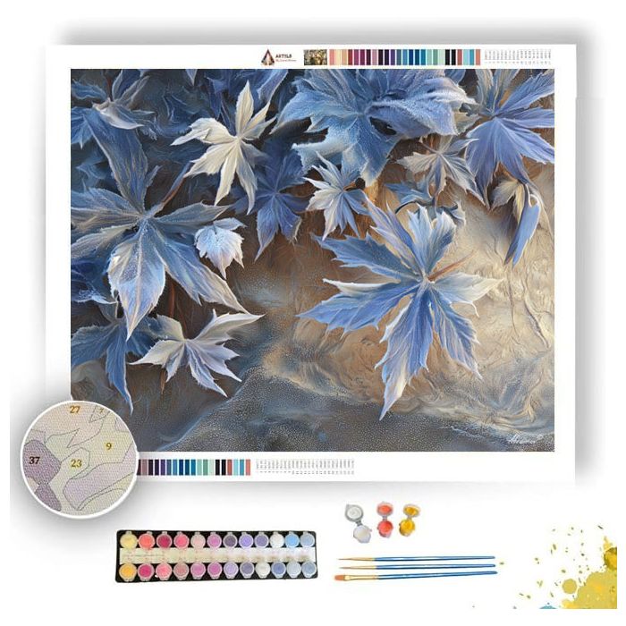 FROZEN LEAF EDGE - Paint by Numbers Full Kit