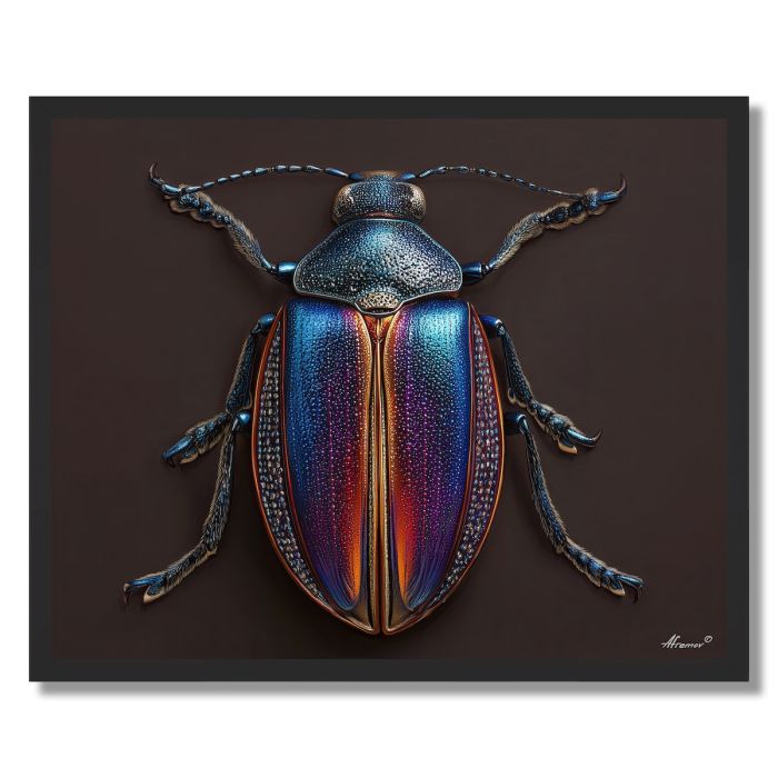 INSECT JEWEL WING - FRAMED