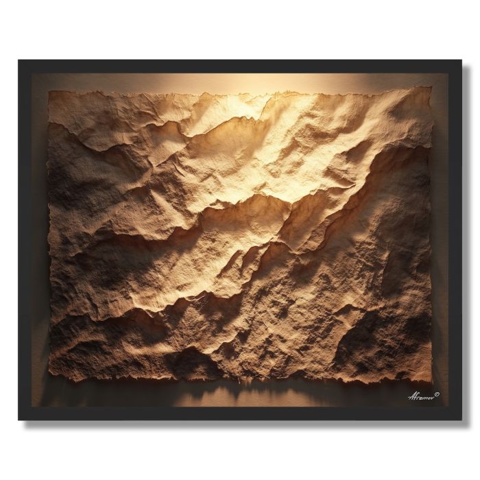 PAPER FIBER WORLD - FRAMED