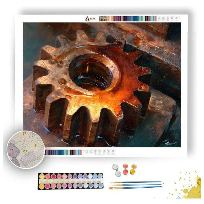 GEAR TOOTH LIGHT - Paint by Numbers Full Kit