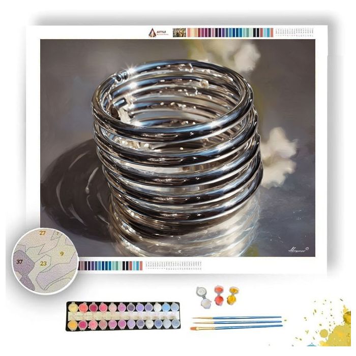 METAL SPIRAL SPRING - Paint by Numbers Full Kit