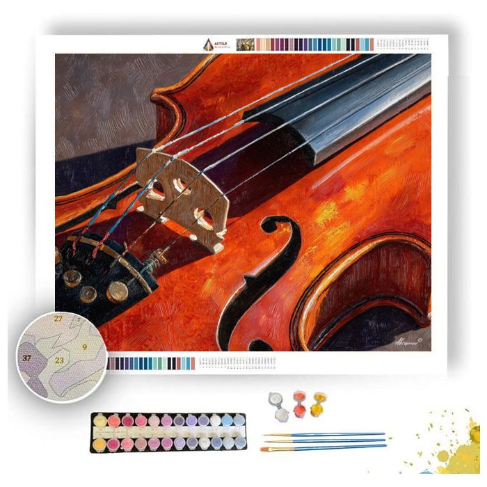 STRING INSTRUMENT DETAIL - Paint by Numbers Full Kit