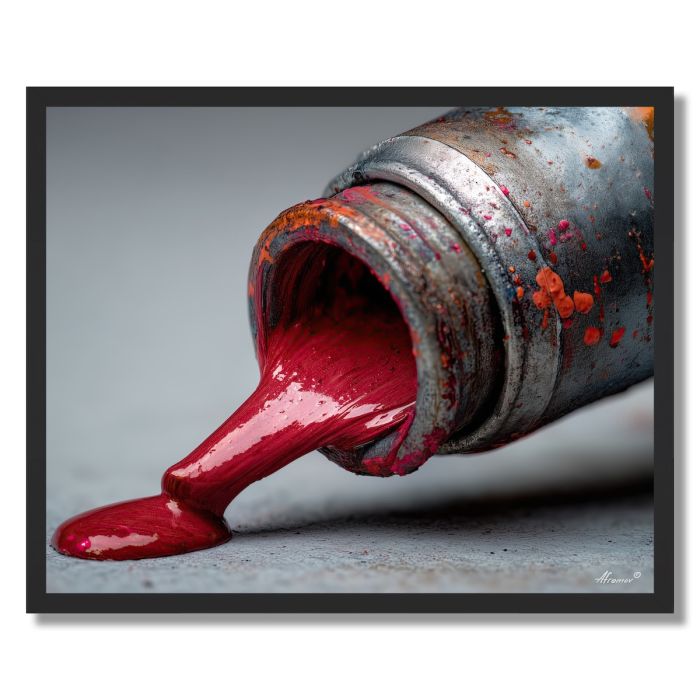 PAINT TUBE EDGE - FRAMED