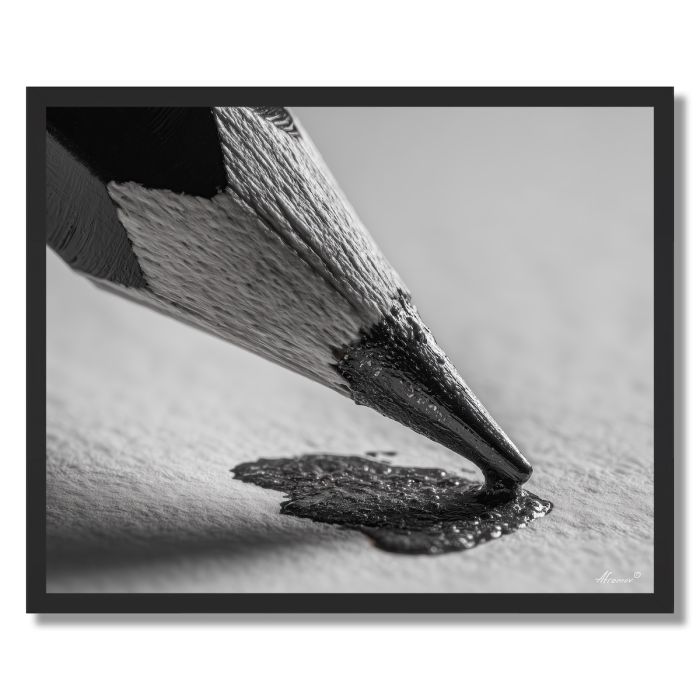 PENCIL TIP WORLD - FRAMED