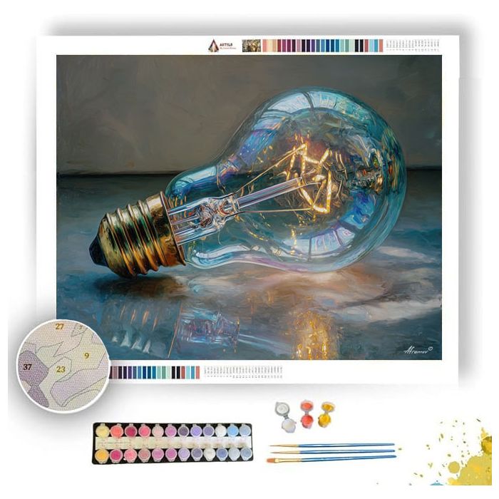 ELECTRIC LIGHT FILAMENT - Paint by Numbers Full Kit