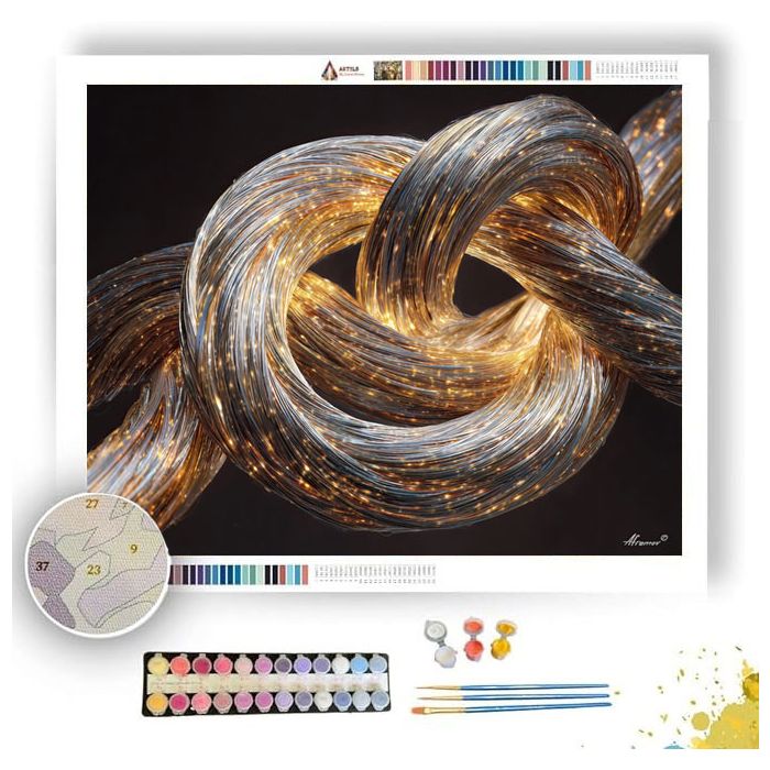 METAL THREAD LIGHT - Paint by Numbers Full Kit