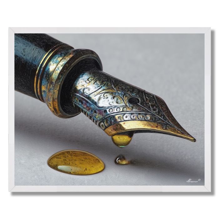 PEN TIP SHINE - FRAMED