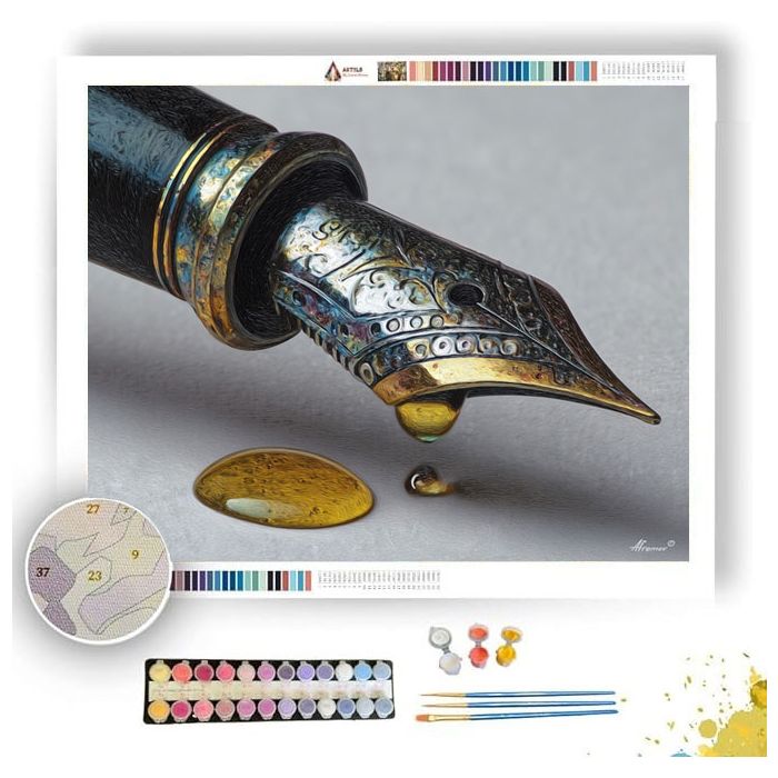 PEN TIP SHINE - Paint by Numbers Full Kit