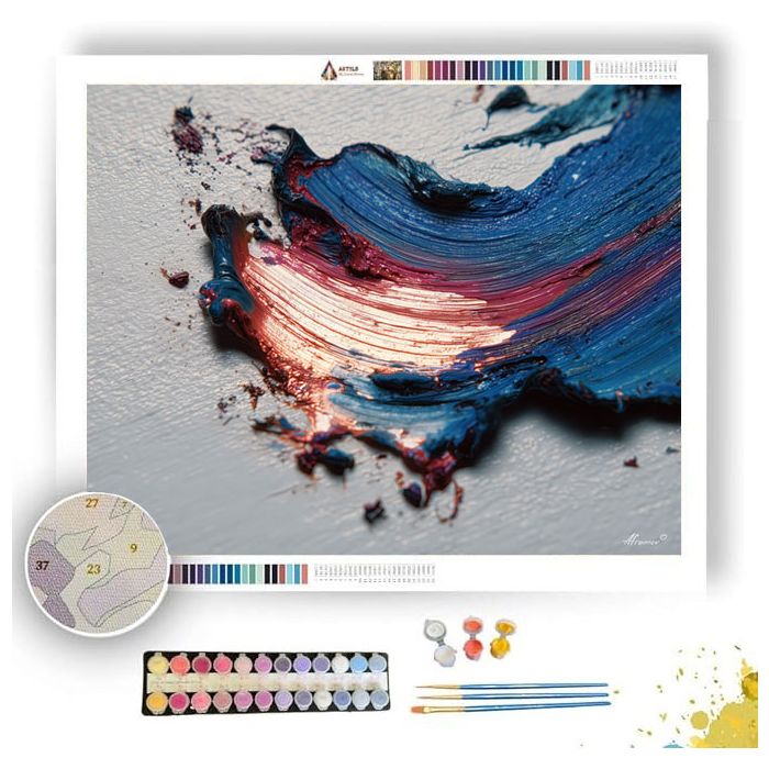 PAINT SPLASH EDGE - Paint by Numbers Full Kit