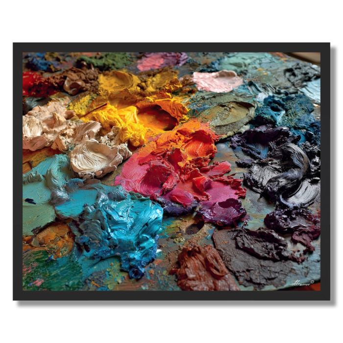 PALETTE TEXTURE - FRAMED