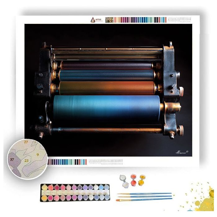 INK ROLLER LIGHT - Paint by Numbers Full Kit