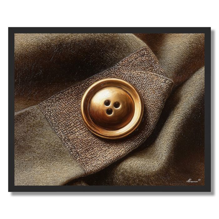 BRASS BUTTON SHINE - FRAMED