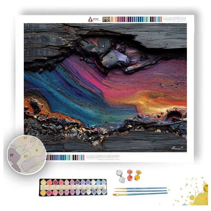 INK STAIN WORLD - Paint by Numbers Full Kit