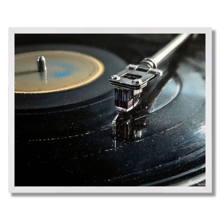 VINYL NEEDLE MACRO - FRAMED