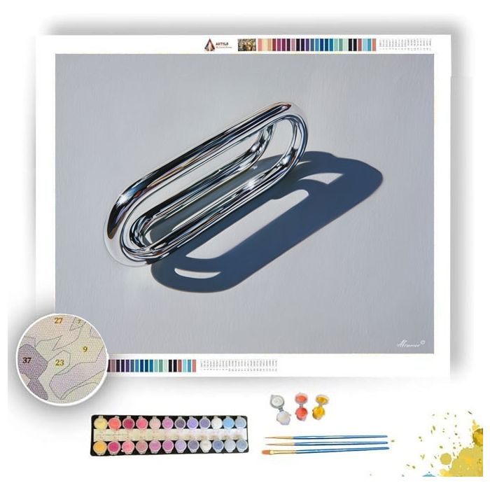 PAPER CLIP SHADOW - Paint by Numbers Full Kit