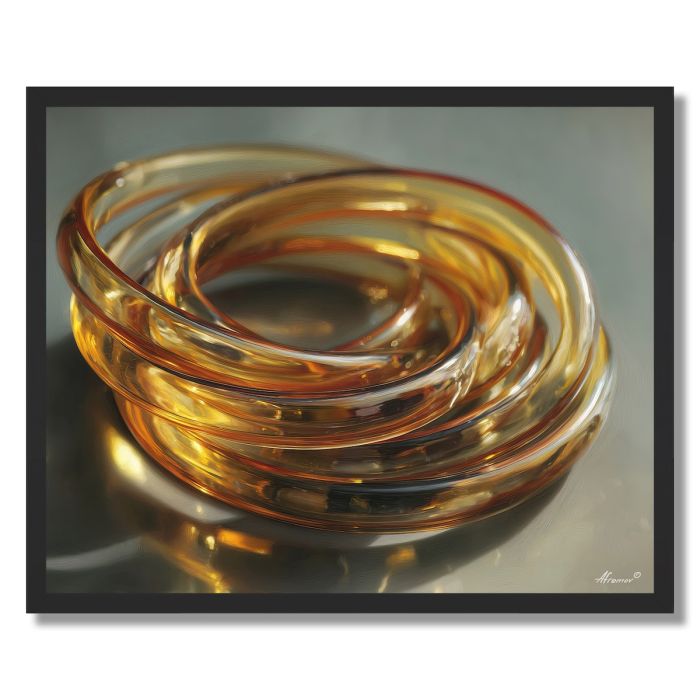 WIRE COIL MACRO - FRAMED