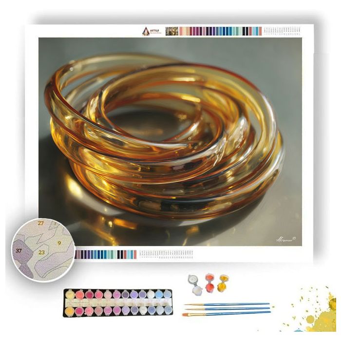 WIRE COIL MACRO - Paint by Numbers Full Kit