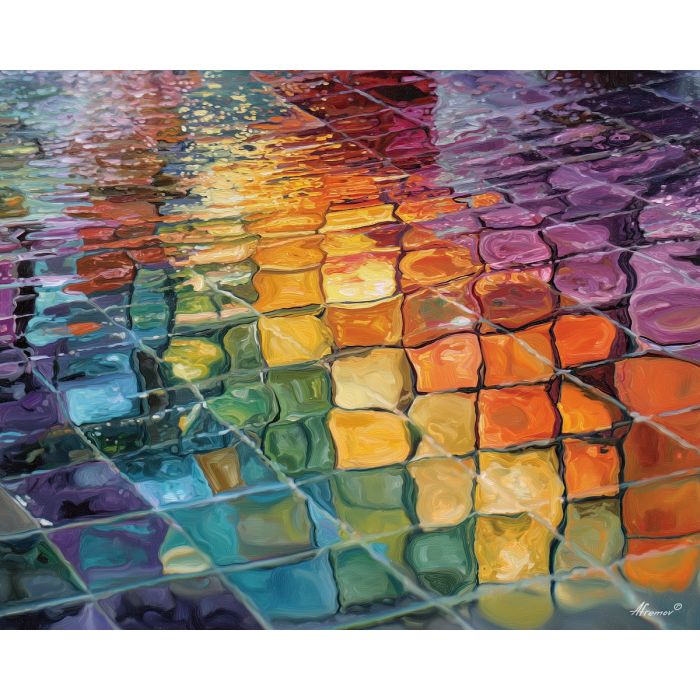 GLASS TILE REFRACTION