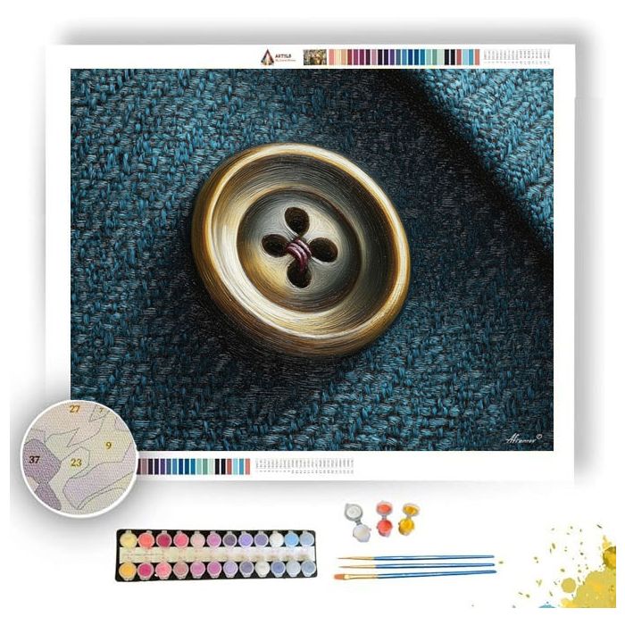 BUTTON THREAD DETAIL - Paint by Numbers Full Kit