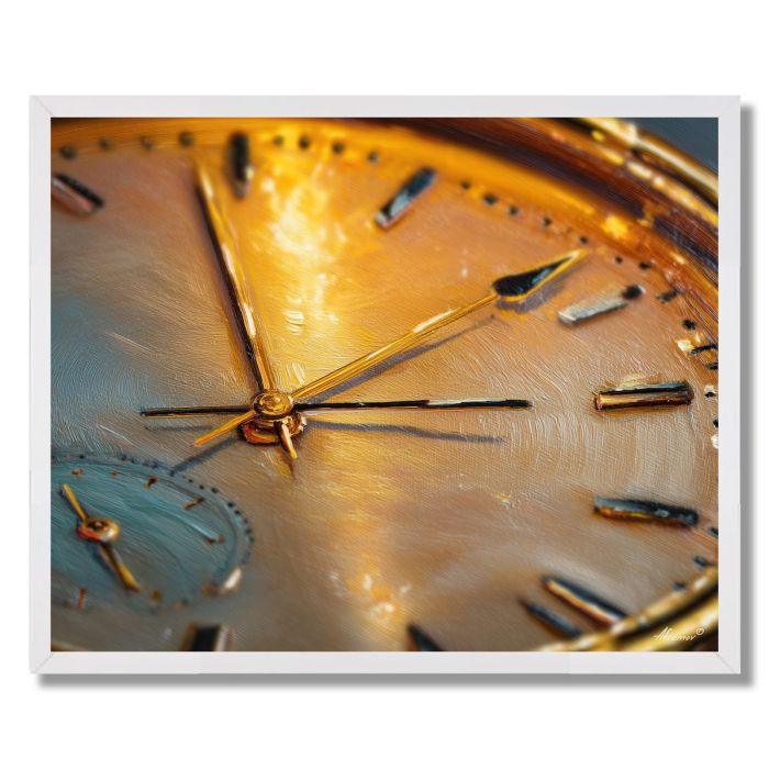 WATCH FACE CLOSE - FRAMED