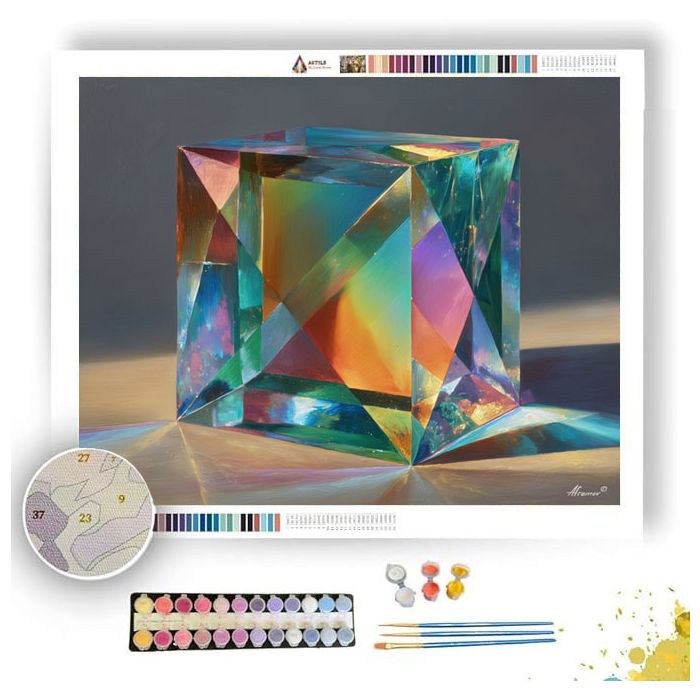 GLASS EDGE COLOR - Paint by Numbers Full Kit