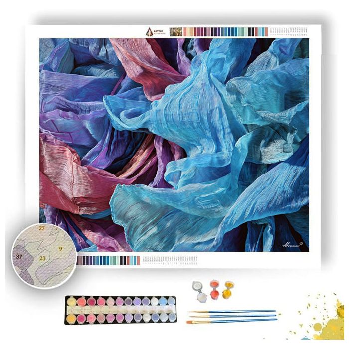 TEXTILE THREAD DANCE - Paint by Numbers Full Kit