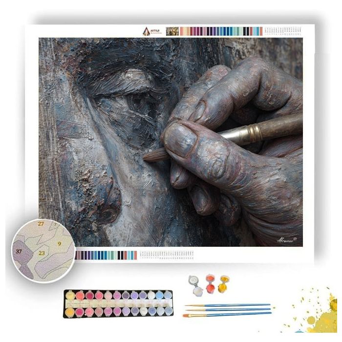 HUMAN CRAFT DETAIL - Paint by Numbers Full Kit