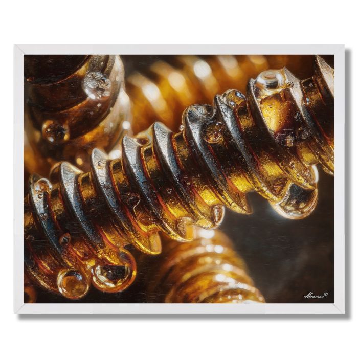 SCREW THREAD LIGHT - FRAMED