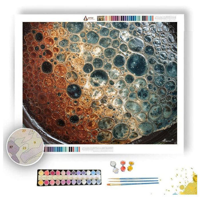 CLAY POT TEXTURE - Paint by Numbers Full Kit