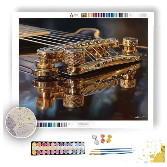 GUITAR STRING REFLECTION - Paint by Numbers Full Kit