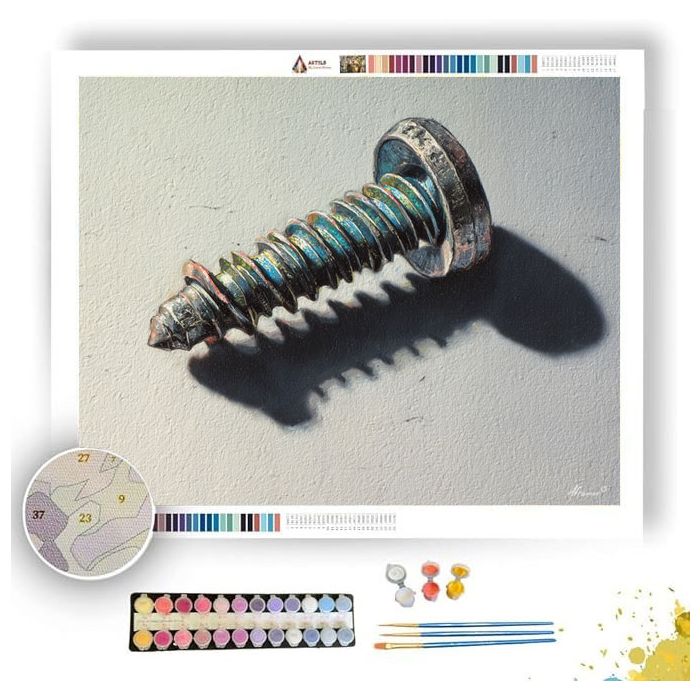 SCREW THREAD SHADOW - Paint by Numbers Full Kit