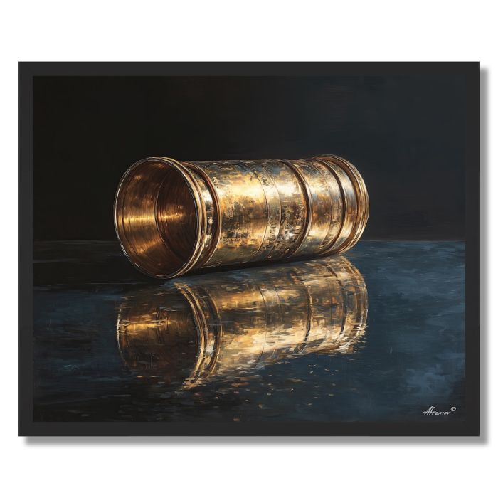 BRASS PIPE EDGE - FRAMED