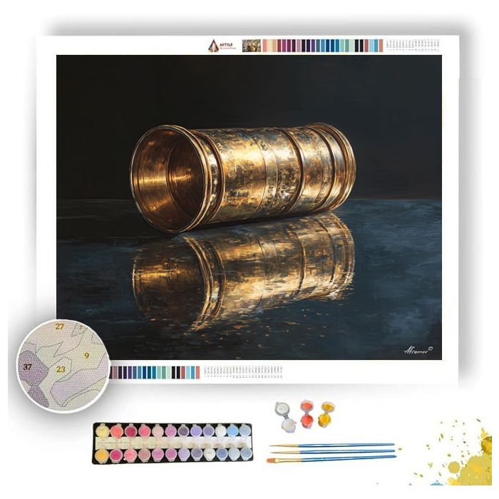BRASS PIPE EDGE - Paint by Numbers Full Kit