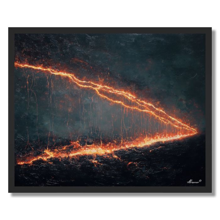 MAGNET FIELD DUST - FRAMED