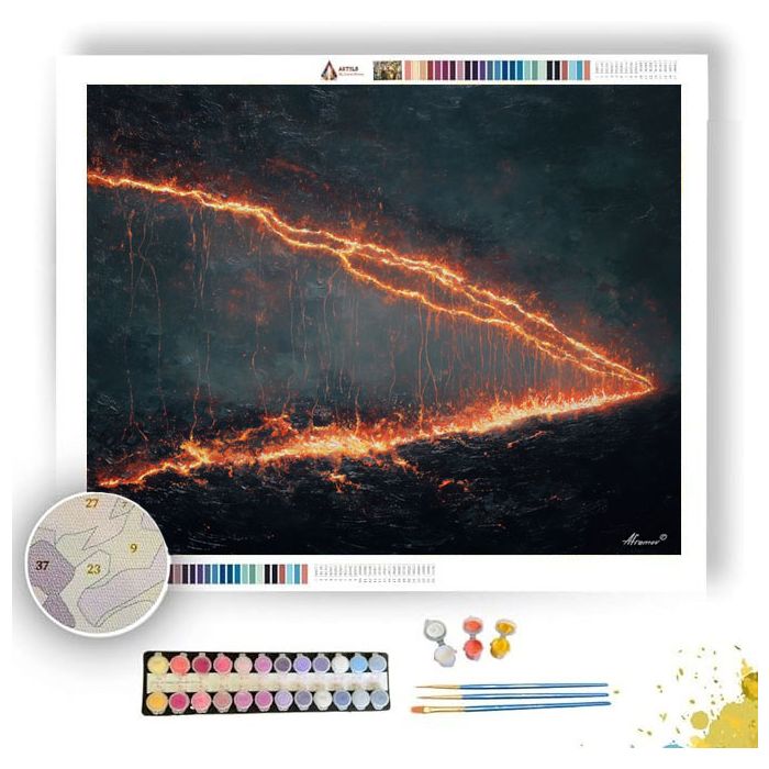 MAGNET FIELD DUST - Paint by Numbers Full Kit