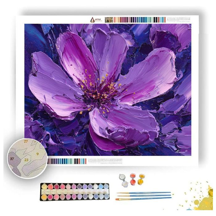 VIOLET FLAME - Paint by Numbers Full Kit