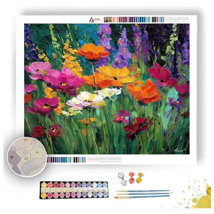 GARDEN FLARE - Paint by Numbers Full Kit