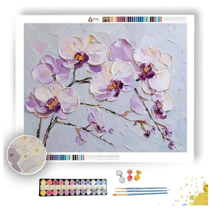ORCHID LIGHT - Paint by Numbers Full Kit